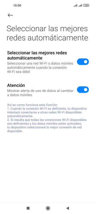 Pulsa el indicador junto a 