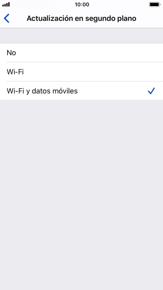 Para desactivar la actualización de apps en ejecución, pulsa No. Para desactivar la actualización de apps en ejecución, pulsa No.