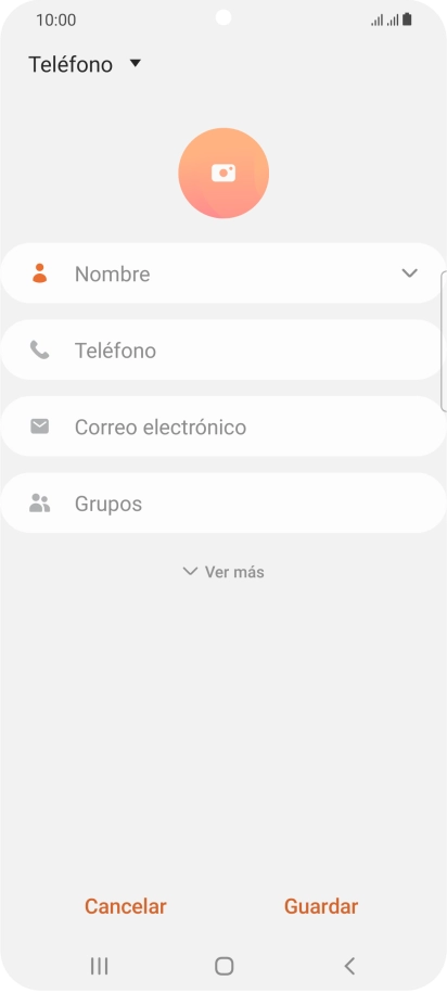 Pulsa la lista desplegable de la guía.