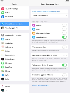 Pulsa el indicador junto a 