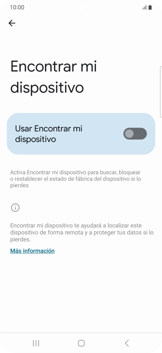 Pulsa el indicador junto a 