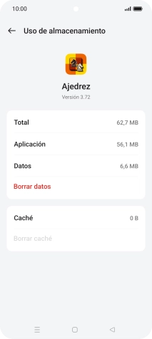 Pulsa la tecla de inicio para terminar y regresar a la pantalla de inicio.