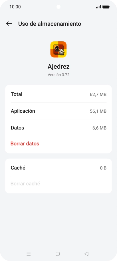 Pulsa la tecla de inicio para terminar y regresar a la pantalla de inicio.