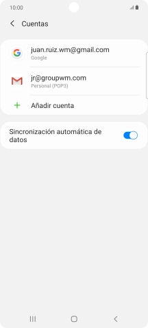 Pulsa la tecla de inicio para terminar y regresar a la pantalla de inicio.