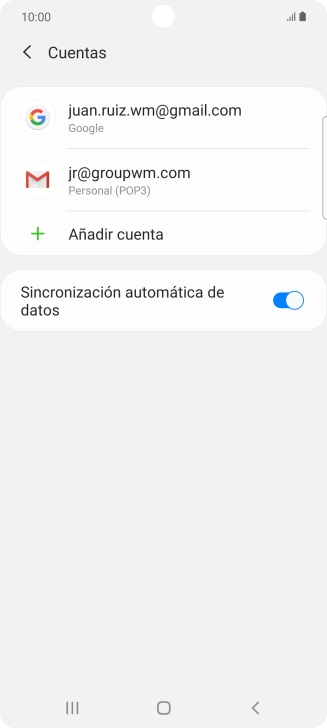 Pulsa la tecla de inicio para terminar y regresar a la pantalla de inicio.
