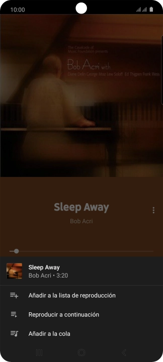 Pulsa Añadir a la lista de reproducción.