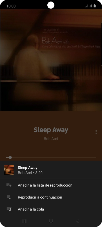 Pulsa Añadir a la lista de reproducción.