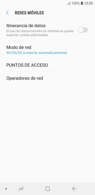 Pulsa Operadores de red.
