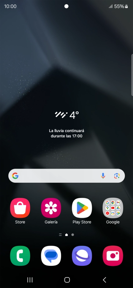 Cuando el icono de carga de batería aparece en la pantalla, el teléfono se está cargando.