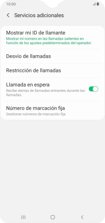 Pulsa Desvío de llamadas.