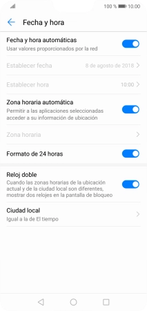 Pulsa la tecla de inicio para terminar y regresar a la pantalla de inicio.