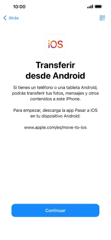 Para transferir contenido a tu teléfono, tienes que haber instalado la app 