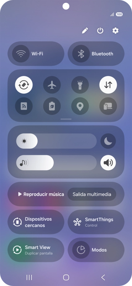 Pulsa el icono de ajustes.
