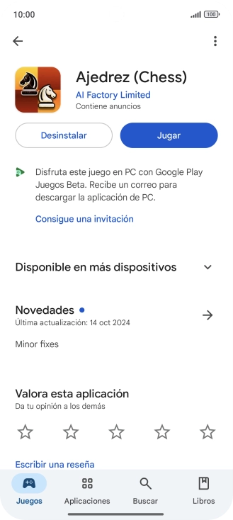 Pulsa Desinstalar.
