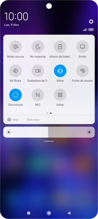 Pulsa Ahorro de batería para activar la función.