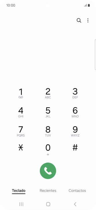 Pulsa el icono de menú.