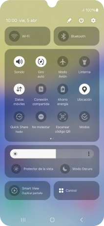 Pulsa el icono de ajustes.