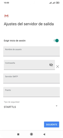Pulsa el indicador junto a 