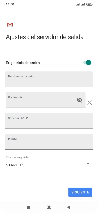 Pulsa el indicador junto a 