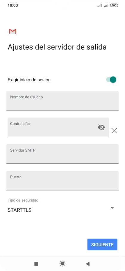 Pulsa el indicador junto a 