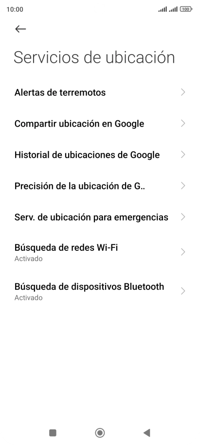 Pulsa Precisión de la ubicación de G... Pulsa Precisión de la ubicación de G...