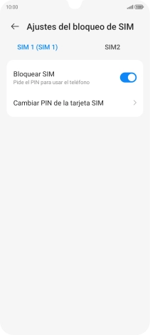 Pulsa el indicador junto a 