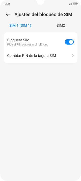 Pulsa el indicador junto a 