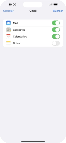 Si aparece en la pantalla esta imagen, tu cuenta de correo electrónico ha sido reconocida y configurada automáticamente. Sigue las indicaciones de la pantalla para introducir más información y terminar la configuración.