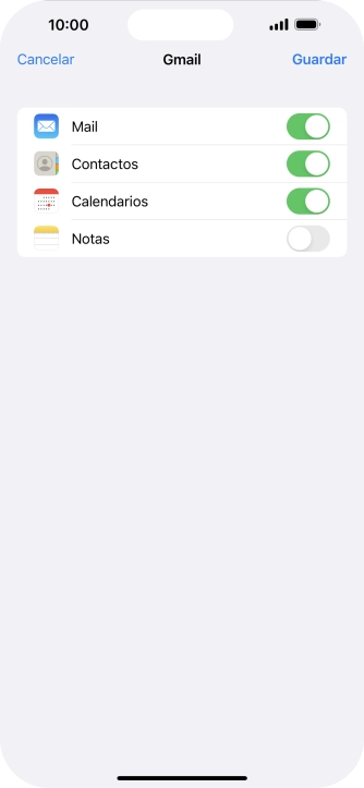 Si aparece en la pantalla esta imagen, tu cuenta de correo electrónico ha sido reconocida y configurada automáticamente. Sigue las indicaciones de la pantalla para introducir más información y terminar la configuración.