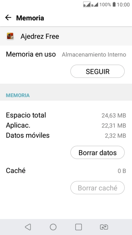 Pulsa la tecla de inicio para terminar y regresar a la pantalla de inicio.