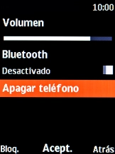 Selecciona Apagar teléfono.
