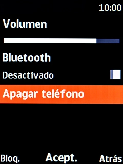 Selecciona Apagar teléfono.