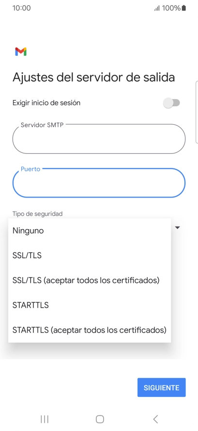 Pulsa SSL/TLS.