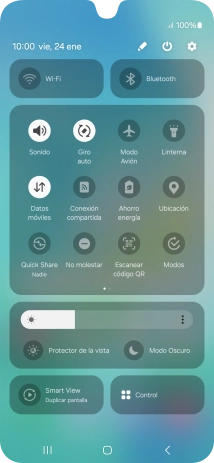 Pulsa el icono de ajustes.