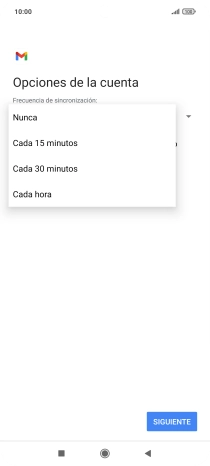 Pulsa el ajuste deseado. Pulsa el ajuste deseado.