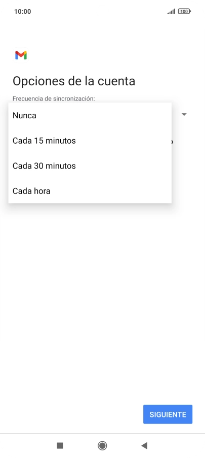 Pulsa el ajuste deseado. Pulsa el ajuste deseado.