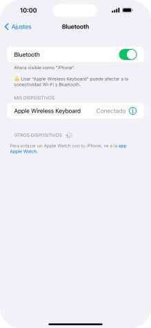 Desliza el dedo hacia arriba desde la parte inferior de la pantalla para terminar y volver a la pantalla de inicio.