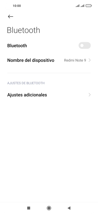 Pulsa el indicador junto a 