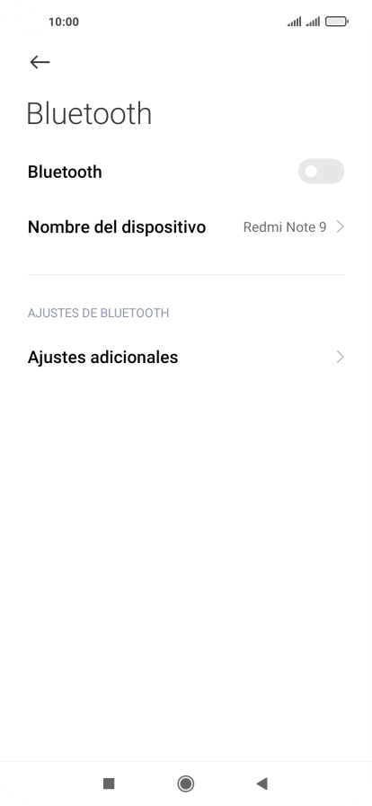 Pulsa el indicador junto a 