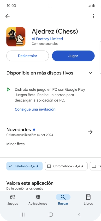 Pulsa la tecla de inicio para terminar y regresar a la pantalla de inicio.