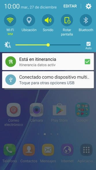 Pulsa el icono de ajustes.