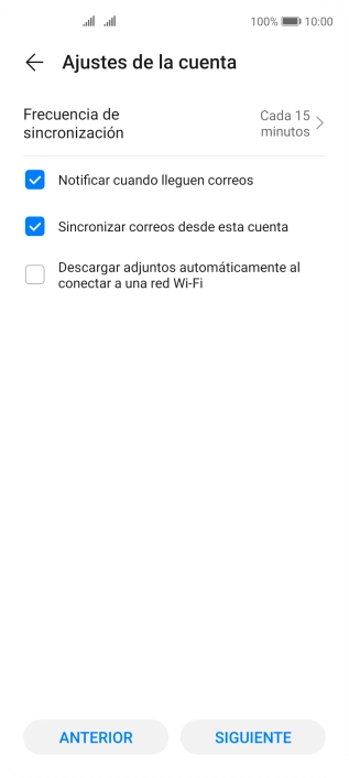 Pulsa Frecuencia de sincronización.