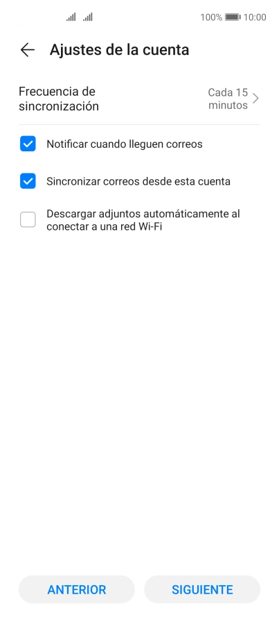 Pulsa Frecuencia de sincronización.