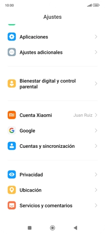 Pulsa Aplicaciones.