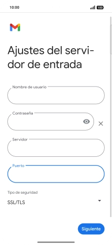 Pulsa Siguiente.