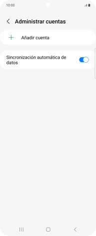 Pulsa Añadir cuenta.