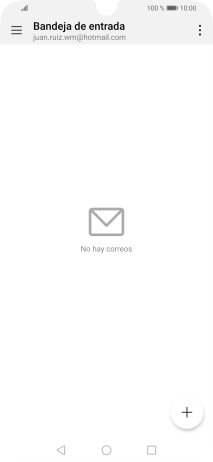 Si aparece en la pantalla esta imagen, tu cuenta de correo electrónico ha sido reconocida y configurada automáticamente. Sigue las indicaciones de la pantalla para introducir más información y terminar la configuración.