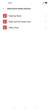 Pulsa los timbres de llamada deseados para escucharlos.