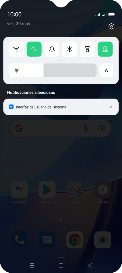 Pulsa Interfaz de usuario del sistema.