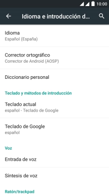 Pulsa Teclado de Google.